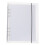 1Set Office Use A5 Blank Planner Binder Inserts White Paper PVC Sheets 10