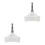 2Pcs Plastic Knitting Machine Crank Connector ABS Handle Adapter 4