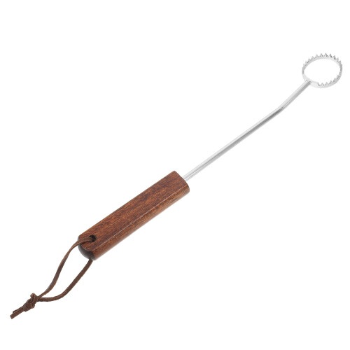 3Pcs Wood Handle Stainless Lung Removal Shears for Poultry Processing 1
