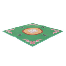 Durable Green Mahjong Table Mat Noise Reduction Board Game Mat