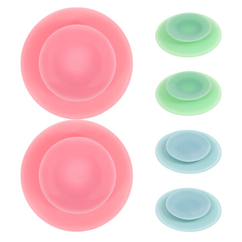 3Pcs Silicone Suction Cup Pads Versatile Use Assorted Colors for Shoes 1