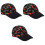 3Pcs Black Cooking Cap Waiter Chef Hat 3