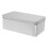 3Pcs Silver Rectangular Tin Storage Box Large Capacity Metal Container 3
