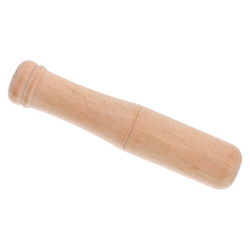 Light Yellow Beech Wood Garlic Pounder Kitchen Pestle Muddler