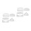 12Pcs Assorted Lenses for Physics Teaching Experiments 3