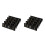 30Pcs Acrylic Table Number Signs Double-Sided Black Design 5