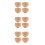 12Pcs Decorative Wooden Pincushion Base for Sewing Knitting Projects 4