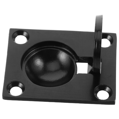5Pcs Durable Black Stainless Steel Boat Hatch Pull Handle Flush Mount
