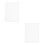 12Pcs Clear Acrylic Notebook Cover Refillable Binder Accessory 7