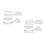 12Pcs Assorted Lenses for Physics Teaching Experiments 4