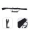 4Sets Space-Saving Black Wood Sword Rack Three-Layer Holder with Bag 9