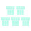50Pcs Lightweight PVC Light Filters for Precise Optical Use 5