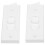 5Pairs White Plastic Window Tilt Latch Locks Snap-in Replacement Pairs 1