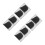 8Pcs Iron Sand Black for Physics Magnetism Visual Learning Tool 8