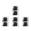 8Pcs Iron Sand Black for Physics Magnetism Visual Learning Tool 10