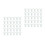1000Pcs Beige Plastic Nail Tips Sample Display Ring for Salon Nail Art 4