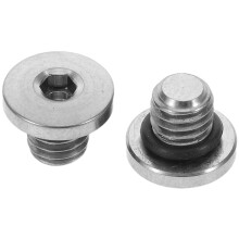 10Pcs Titanium Alloy Mountain Bike Brake Screws Set Lightweight Silver