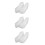 15Pairs Clear Plastic Shoe Display Stands Durable and Sturdy 10