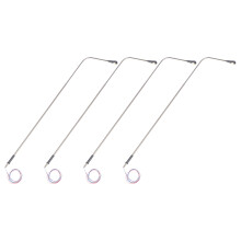 8Pcs Assorted Color Miniature LED Streetlight Model for DIY Decor