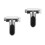 2Pcs Battery-Free Digital Shower Thermometer Silver with Standard Nut 9
