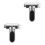 2Pcs Battery-Free Digital Shower Thermometer Silver with Standard Nut 4