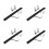 4Sets Space-Saving Black Wood Sword Rack Three-Layer Holder with Bag 8