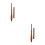 2Pcs Brown Manicure Brushes with Gradient Tip and Sandalwood Handle 6