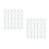 1000Pcs Beige Plastic Nail Tips Sample Display Ring for Salon Nail Art 6