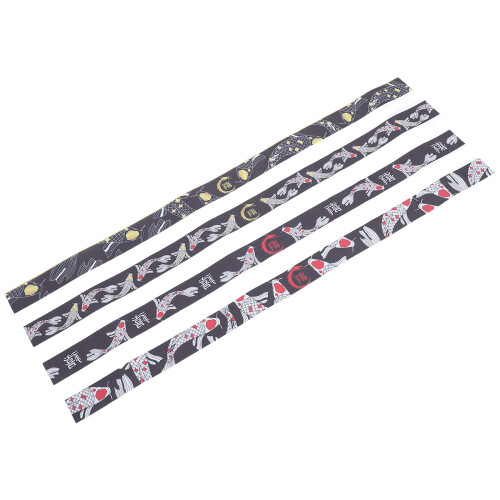 4Pcs Kids Karate Headbands Polyester Samurai Martial Arts