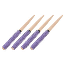 12Pcs Purple Drumsticks Wood Material Classic Marching Practice Sticks