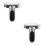 2Pcs Battery-Free Digital Shower Thermometer Silver with Standard Nut 5