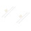 2Pairs White Handbag Straps Durable Replacement Bag Handles 7