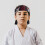 4Pcs Kids Karate Headbands Polyester Samurai Martial Arts 7
