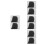 8Pcs Iron Sand Black for Physics Magnetism Visual Learning Tool 9