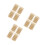 12Pcs Bone Snapper Gimmick Beige Plastic Realistic Cracking Sound Toy 8