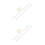 2Pairs White Handbag Straps Durable Replacement Bag Handles 9