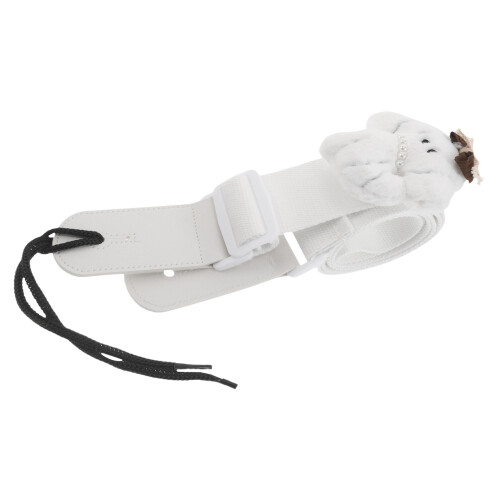 3Pcs Adjustable Plush Dog Guitar Straps Soft Multicolor Shoulder Belt 2