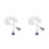 2Pcs White Handheld Bidet Sprayer Kit Abs+alloy Rv Camping Essentials 5