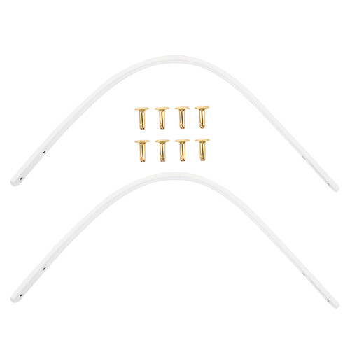 2Pairs White Handbag Straps Durable Replacement Bag Handles 1