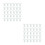 1000Pcs Beige Plastic Nail Tips Sample Display Ring for Salon Nail Art 9