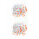 60Sets Extinguisher Security Seals Plastic Pull Pin Lock Ties 5