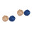 2Sets Blue Satin Double-Layer Sleep Hats Lightweight Breathable Caps 4