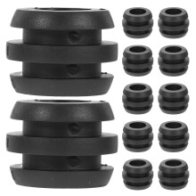 48Pcs Foosball Table Rubber Gaskets Black Stable Replacement Parts