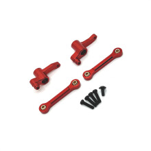 RC-Auto-Upgrade-Lenkgruppe, Lenkstange für SCY 1/18 18101 18102 RC-Crawler-Auto-Upgrade-Teile, Rot