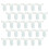1000Pcs Beige Plastic Nail Tips Sample Display Ring for Salon Nail Art 2