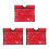 3Pcs Versatile Red Traffic Cone Sleeves for Construction and Parking 9