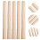 10Pcs Wood Hammer Handle Replacement Ergonomic Solid Wood Grip Khaki 9