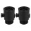 8Pcs Black ABS Shower Flow Regulating Valve Shut Off 1