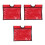 3Pcs Versatile Red Traffic Cone Sleeves for Construction and Parking 6