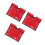 3Pcs Versatile Red Traffic Cone Sleeves for Construction and Parking 3